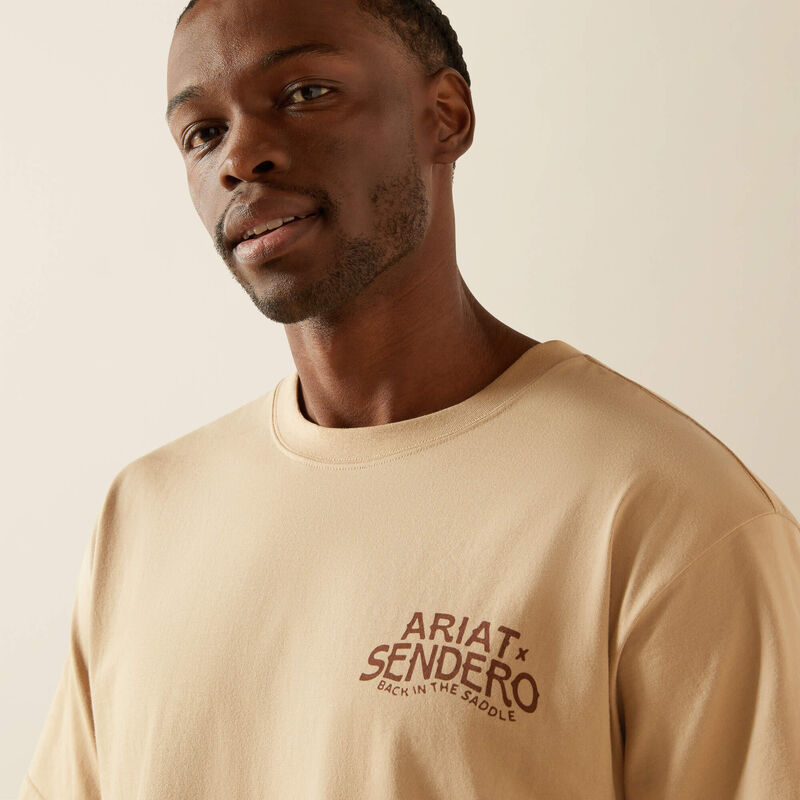 Ariat Men's Sendero West is Best Tee - Irish Cream