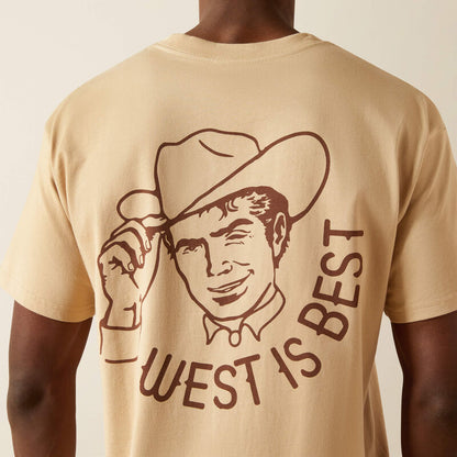 Ariat Men's Sendero West is Best Tee - Irish Cream