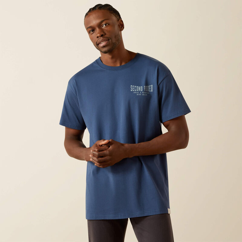 Ariat Men's Sendero Second Rodeo Tee - Dark Denim