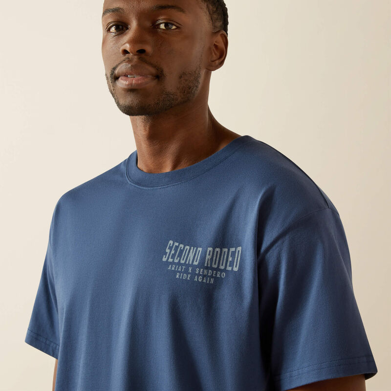 Ariat Men's Sendero Second Rodeo Tee - Dark Denim