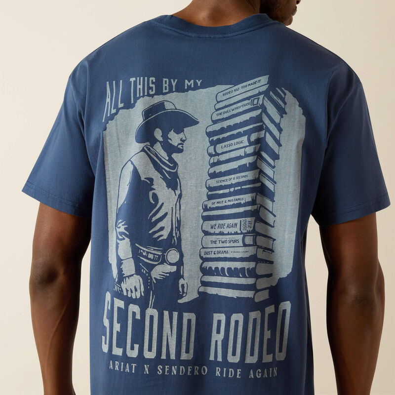 Ariat Men's Sendero Second Rodeo Tee - Dark Denim