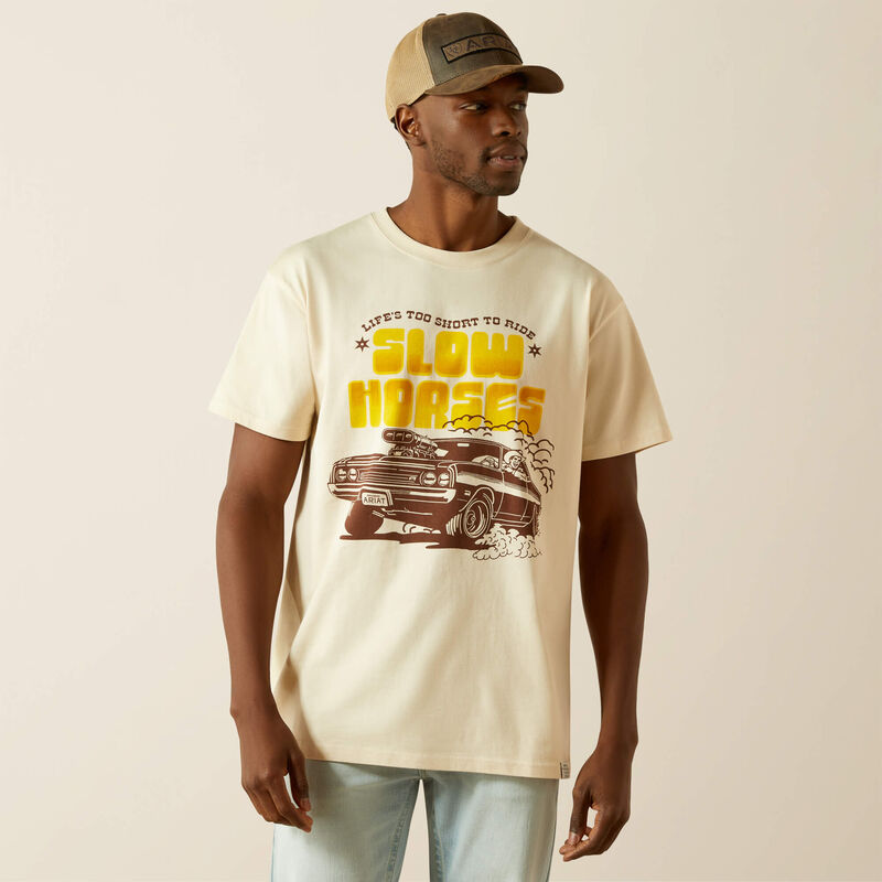 Ariat Men's Sendero Slow Horses Tee - Sandshell