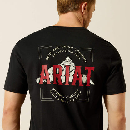 Ariat Men's Nab Mountain Tee - Black