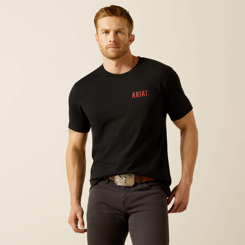 Ariat Men's Nab Mountain Tee - Black