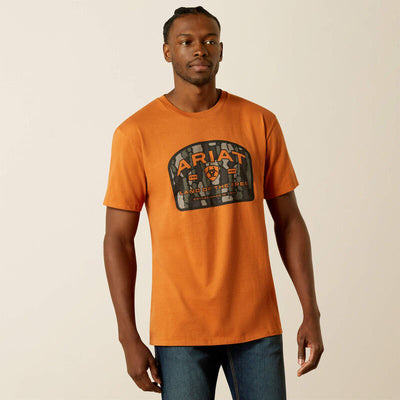 Ariat Men's Underlands Camo Badge Tee - Adobe