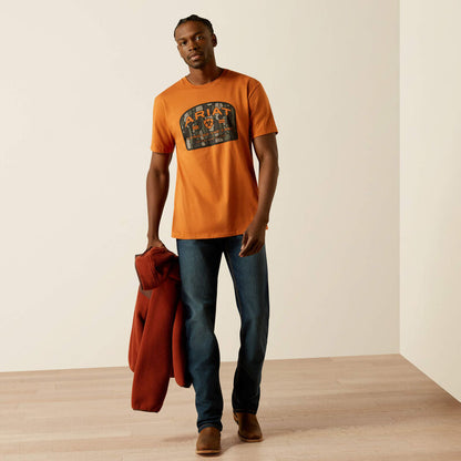 Ariat Men's Underlands Camo Badge Tee - Adobe