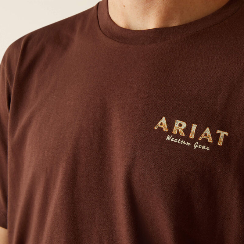 Ariat Men's Haters Club Tee - Deep Mahogany