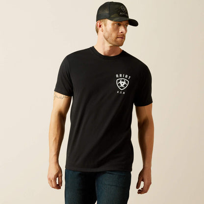 Ariat Men's Faded Bull Tee - Black