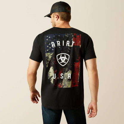 Ariat Men's Faded Bull Tee - Black
