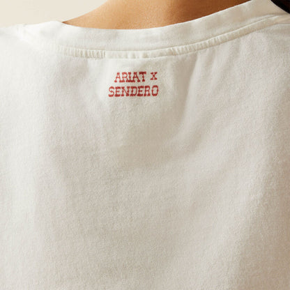 Ariat Women's Sendero Yeehaw Tee - White