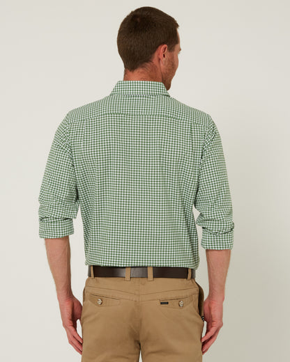 Pilbara Men's Long Sleeve Gingham Shirt - RMPC173