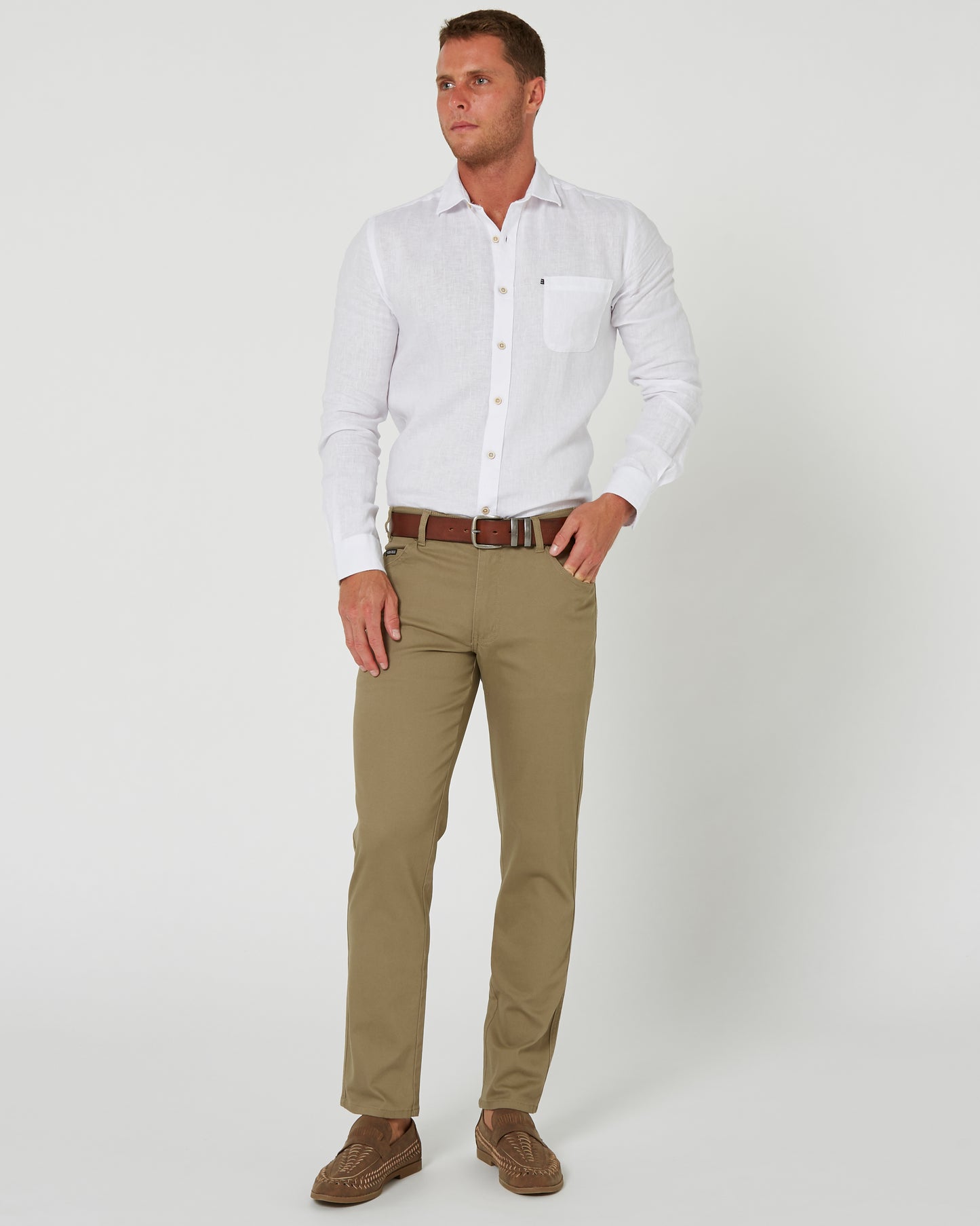 Pilbara Mens Linen Long Sleeve Shirt - Summer 2026