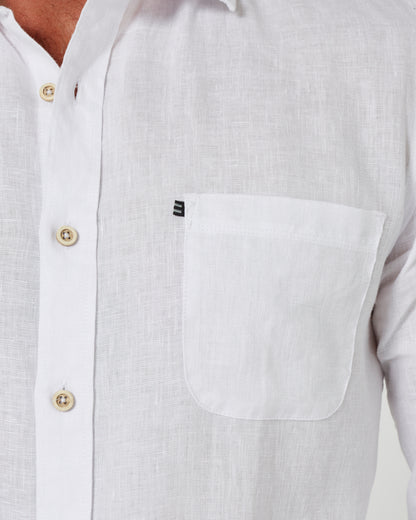 Pilbara Mens Linen Long Sleeve Shirt - Summer 2026