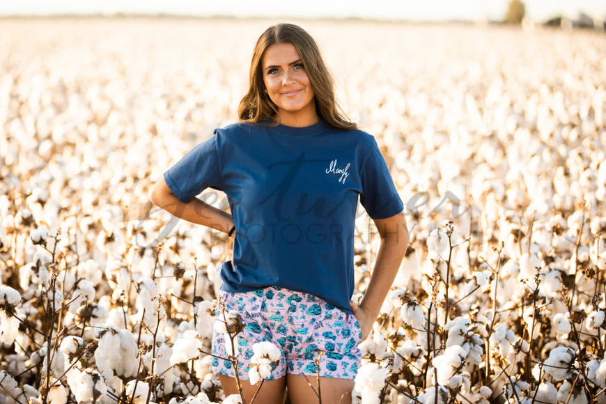 MaryG - Women's T-shirt Border Collie - Denim