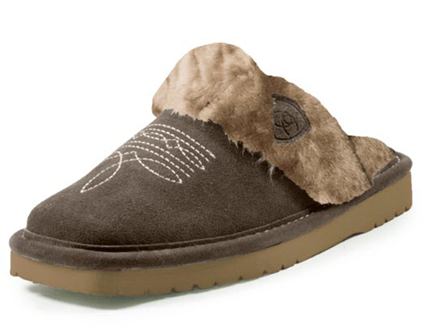 Ariat Women's Jackie Square Toe Slipper - Chocolate