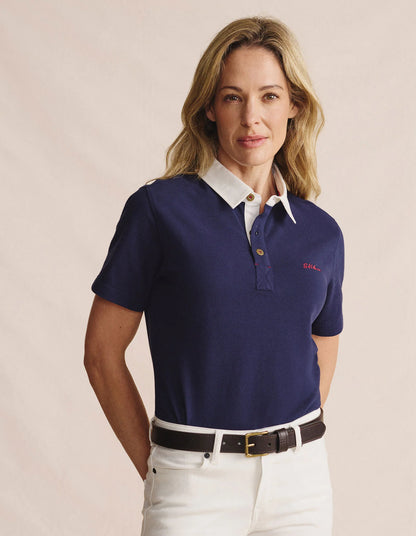 Kidman Women's Tuli Short Sleeve Polo - Navy