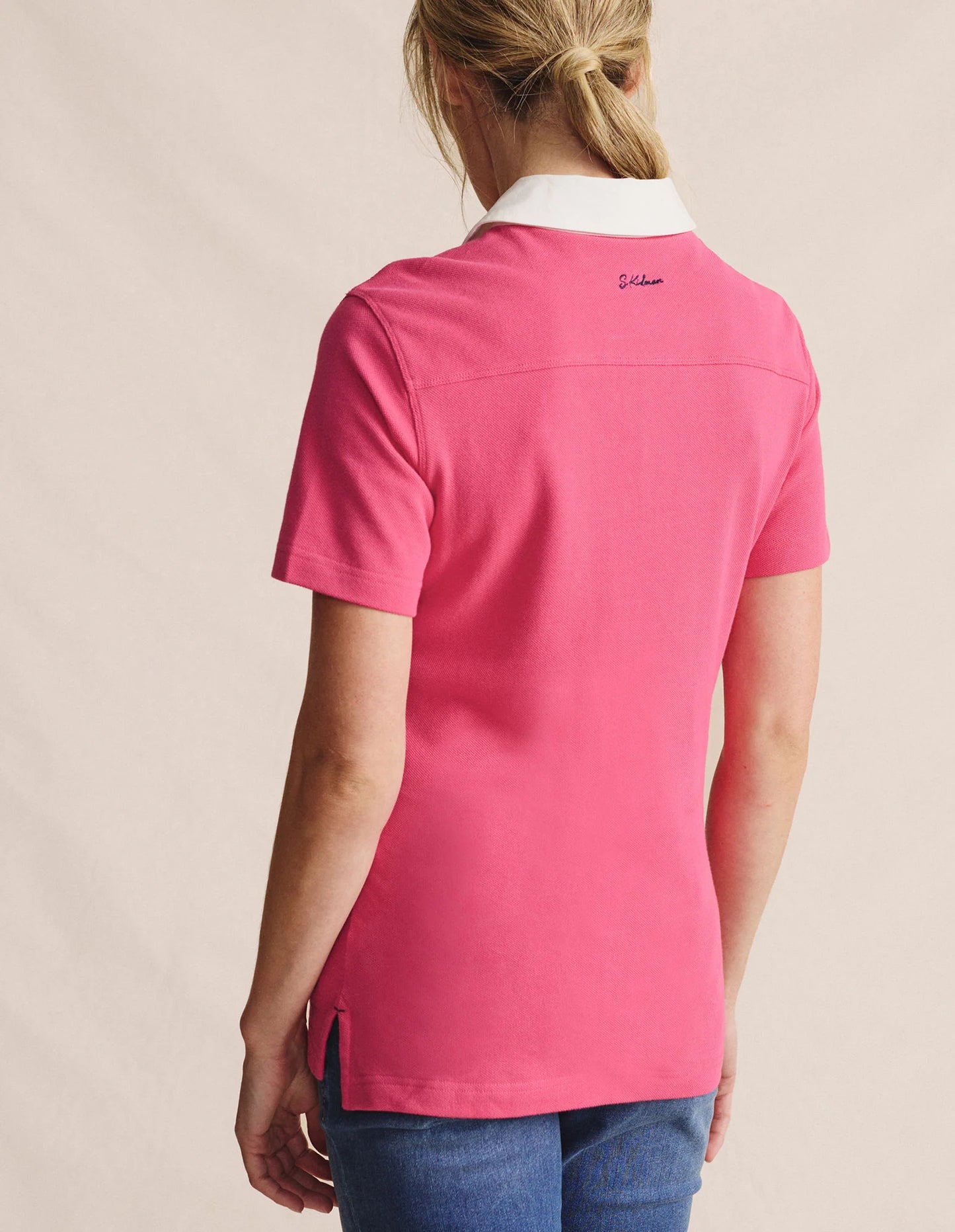 Kidman Women's Tuli Short Sleeve Polo - Pink
