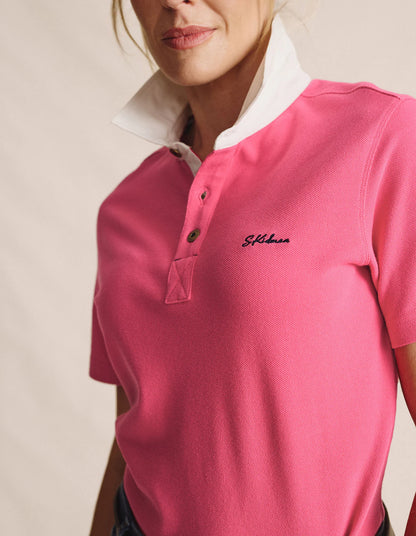 Kidman Women's Tuli Short Sleeve Polo - Pink