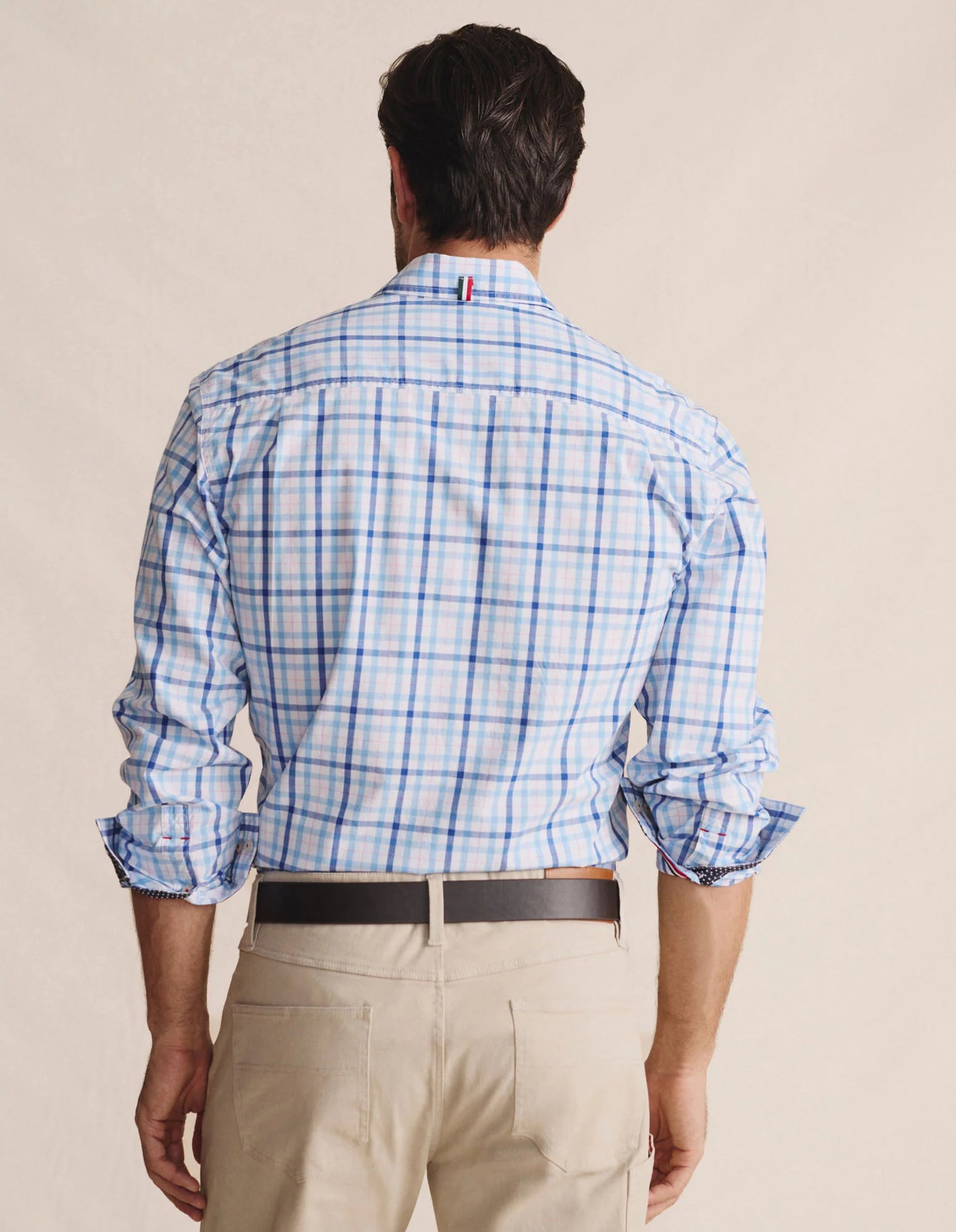 Kidman Mens Aberdeen Long Sleeve Shirt - Blue