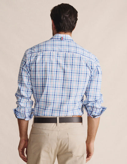 Kidman Mens Aberdeen Long Sleeve Shirt - Blue