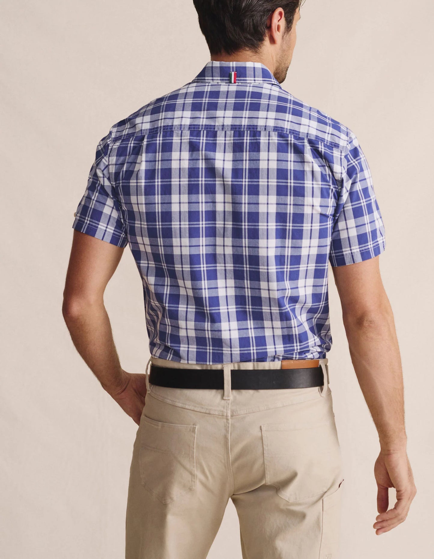 Kidman Mens Cooper Short Sleeve Shirt - Indigo