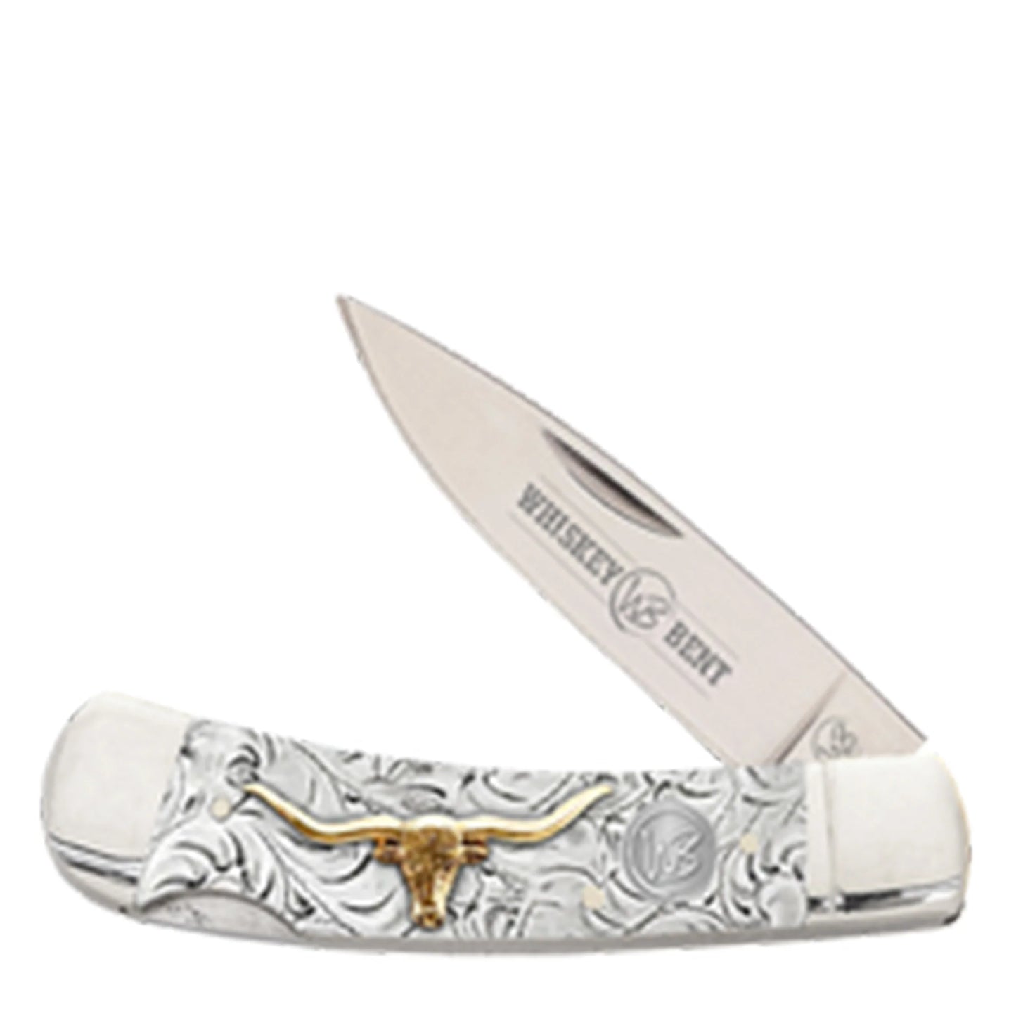 Whiskey Bent Trapper Pocket Knife Single Locking Blade - Toro