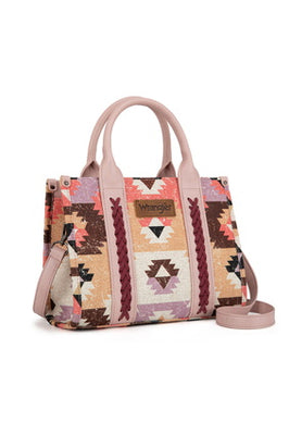 Wrangler Zena Aztec Crossbody Bag  - Pink