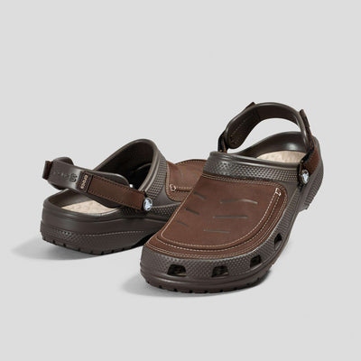 Crocs Mens Yukon Vista || Clog - Espresso/ Mushroom