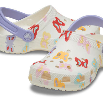Crocs Kids Classic Clog - Butterfly Graphic