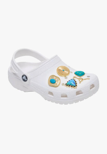 Croc Jibbitz - Gold Turquoise Western 5 Pack