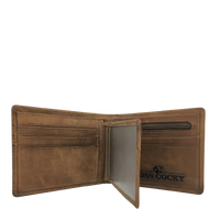 Boss Cocky Crazy Horse Wallet - Vintage Brown