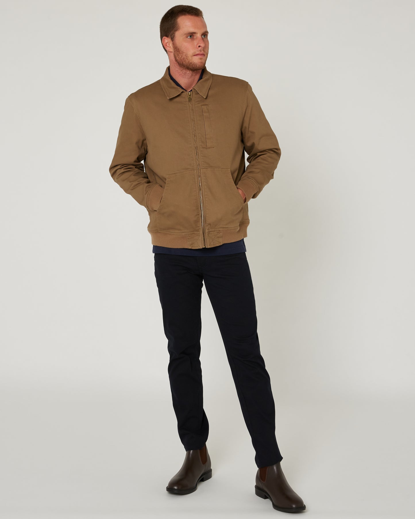 Pilbara Men's Sherpa Bomber Jacket RMPC123
