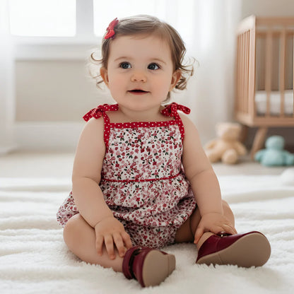 Love Henry Baby Girls Elsie Playsuit - Pink Petite Floral