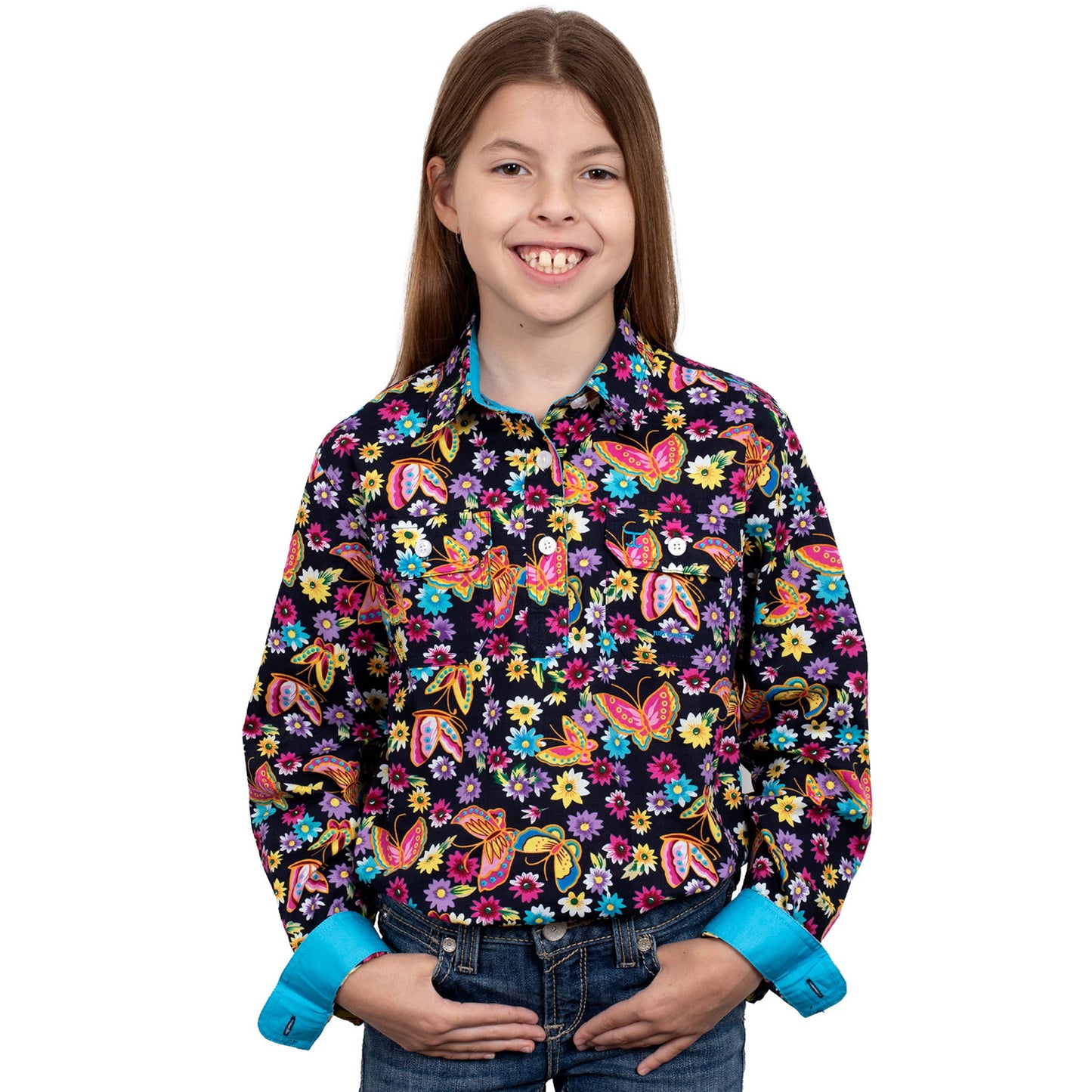 JUST COUNTRY GIRLS HARPER WORK SHIRT GWLS2362