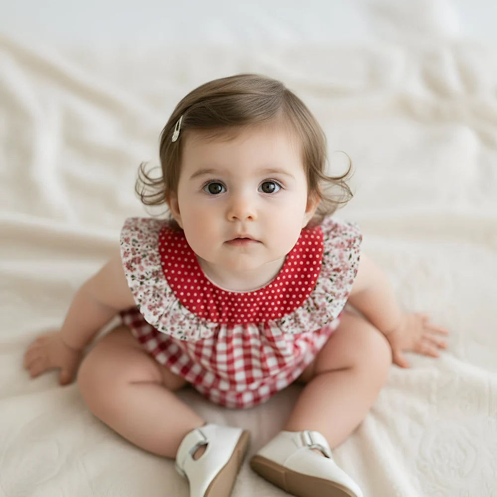 Love Henry Baby Girls Neve Playsuit - Pink Petite Floral