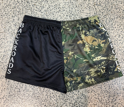 Backroads Footy Shorts Camo
