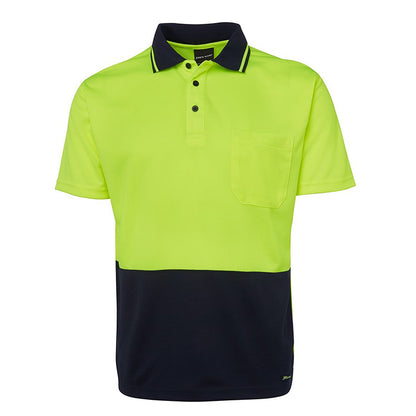 Jb's Adult's Hi Vis Non Cuff Traditional Polo