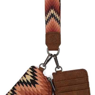 Wrangler Nevada Dual Pouch Wristlet - Copper