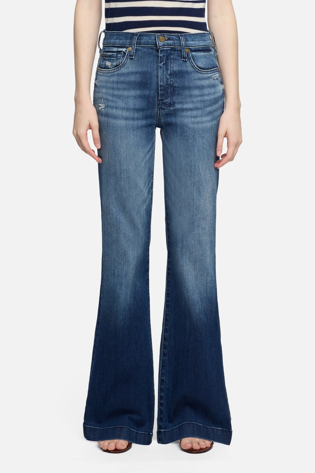 7 For All Mankind Dojo - Tailorless Slim Illusion Lake Blue