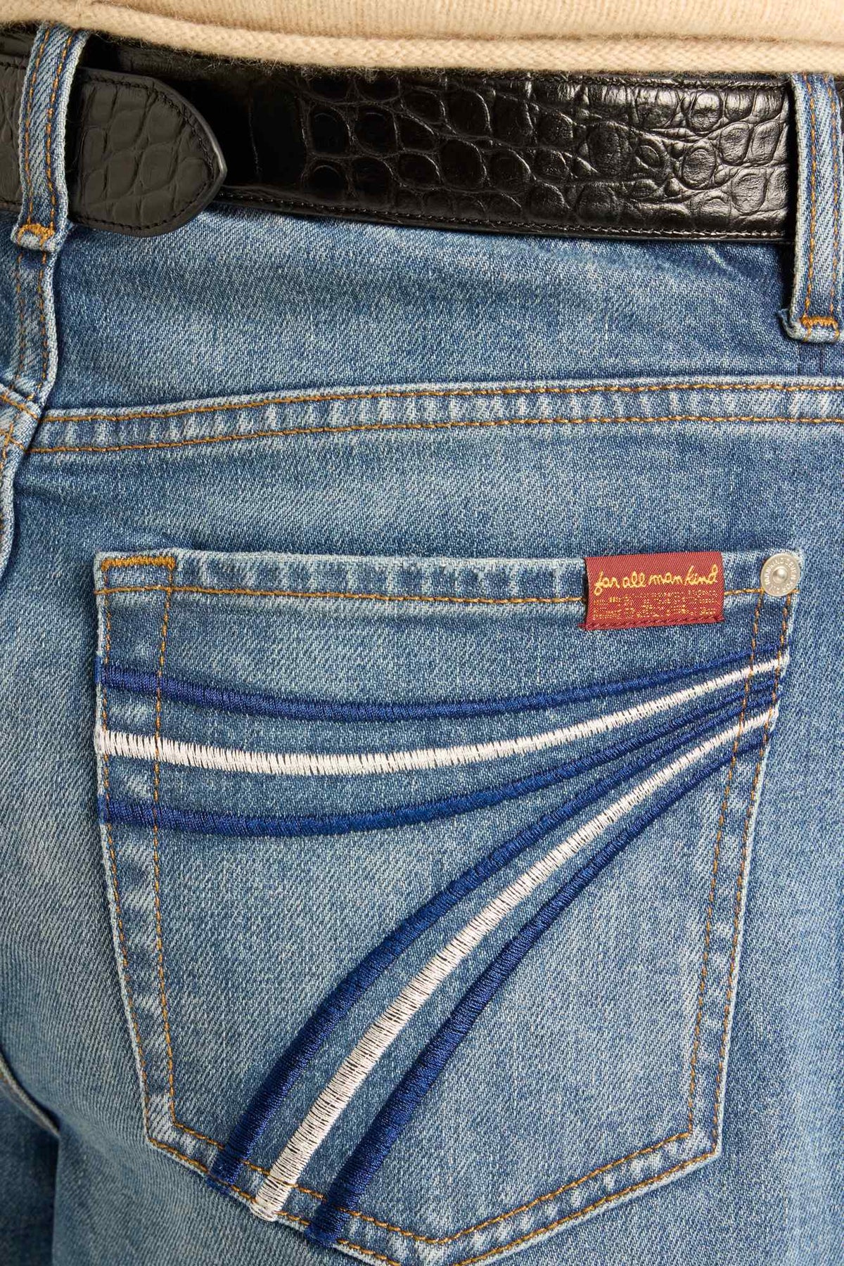 7 For All Mankind Ultra High Rise Jo - Bluefern