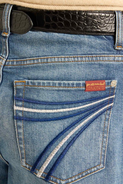 7 For All Mankind Ultra High Rise Jo - Bluefern