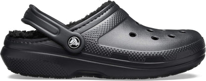 Crocs Unisex Classic Lined Clog - Black