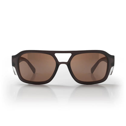 SafeStyle Skylines Chocolate Frame Brown Polarised Lens Safety Glasses