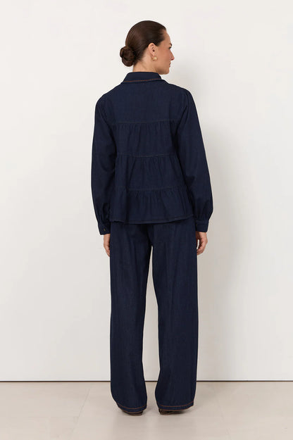Adorne Eliza Lightweight Denim Shirt