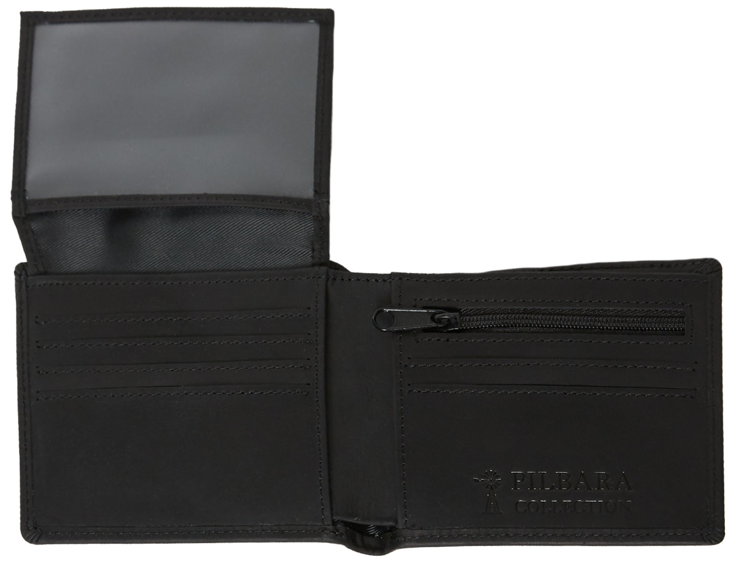 Pilbara Black  Leather Wallet