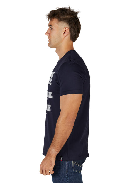 Bullzye Mens Act Single Short Sleeve Tee