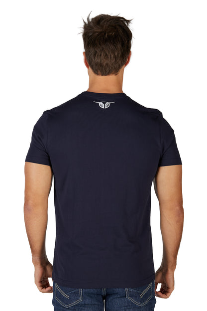 Bullzye Mens Act Single Short Sleeve Tee