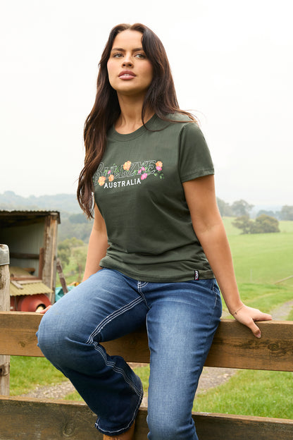 Bullzye Womens Flora Tee
