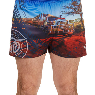 Bullzye Men’s Road Train Sports Short