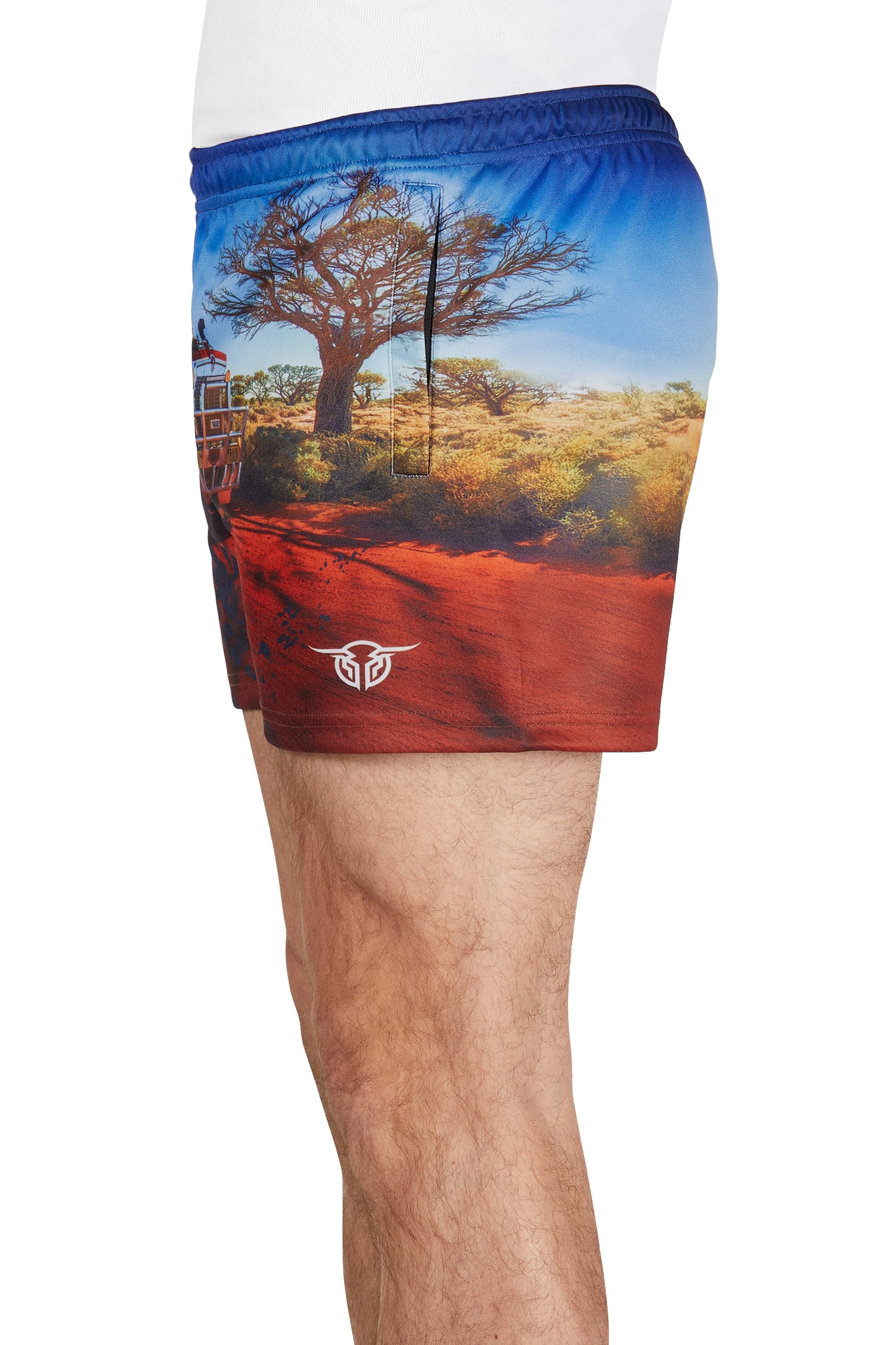 Bullzye Men’s Road Train Sports Short